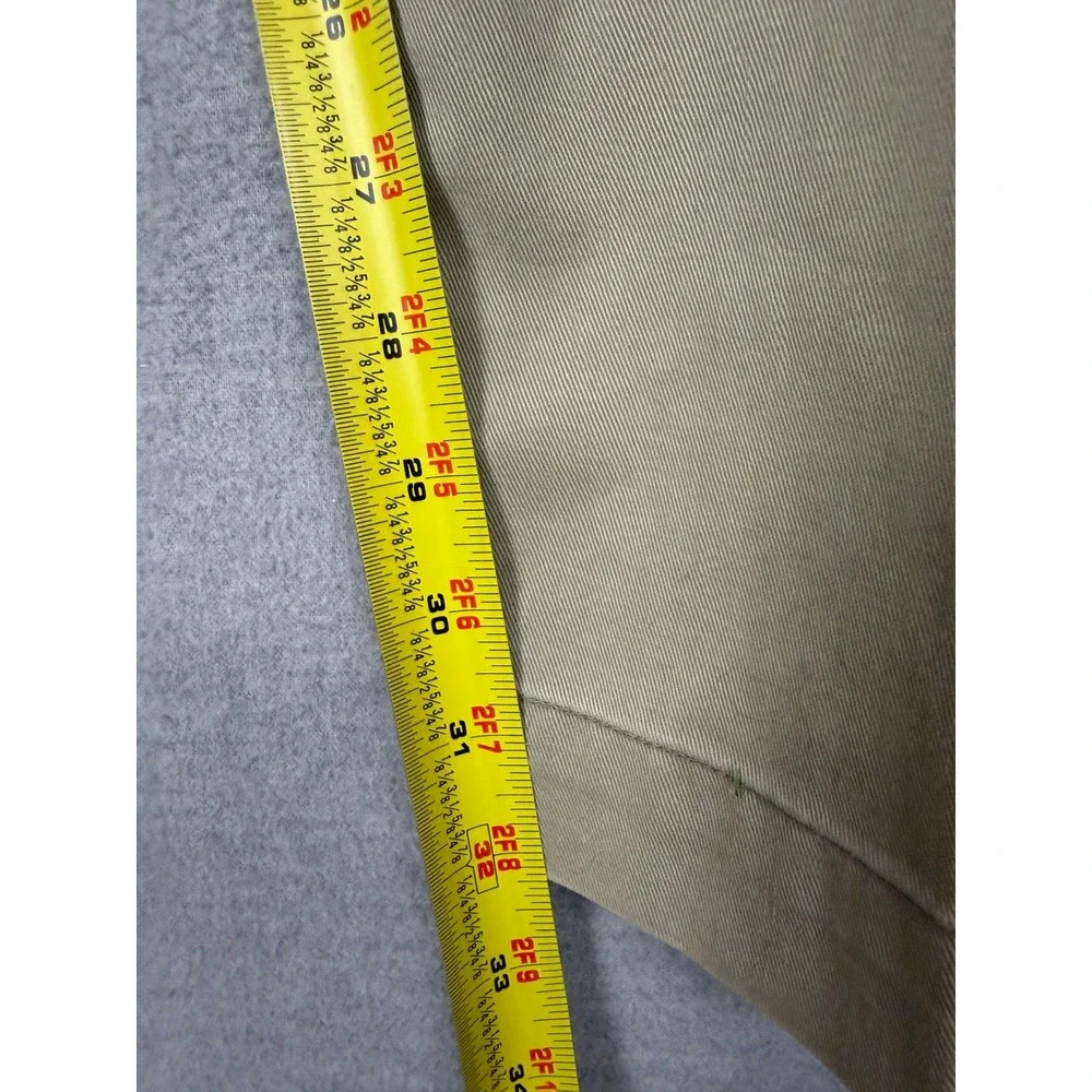 Vintage Polo Ralph Lauren Khaki Cargo Pants Mens 40x32 Tan Cotton Twill Straight